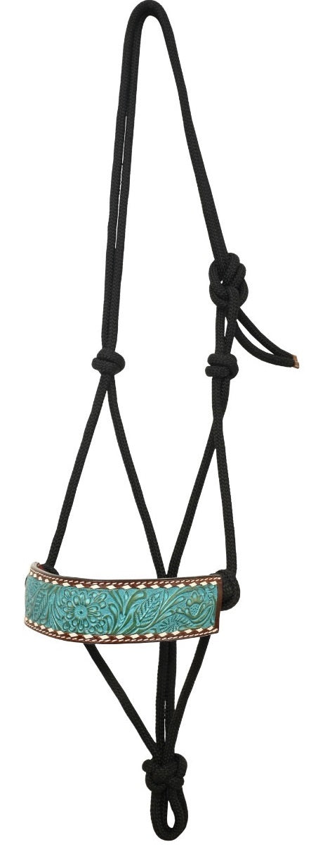 Rafter T Ranch Turquoise Rope Halter