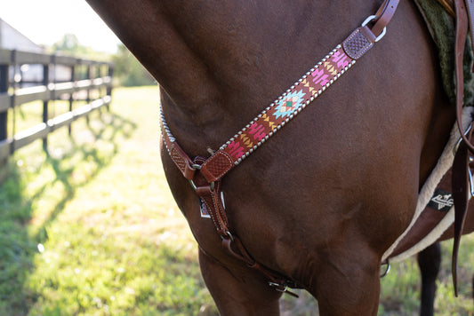 Rafter T Ranch Painted Aztec Breast Collar