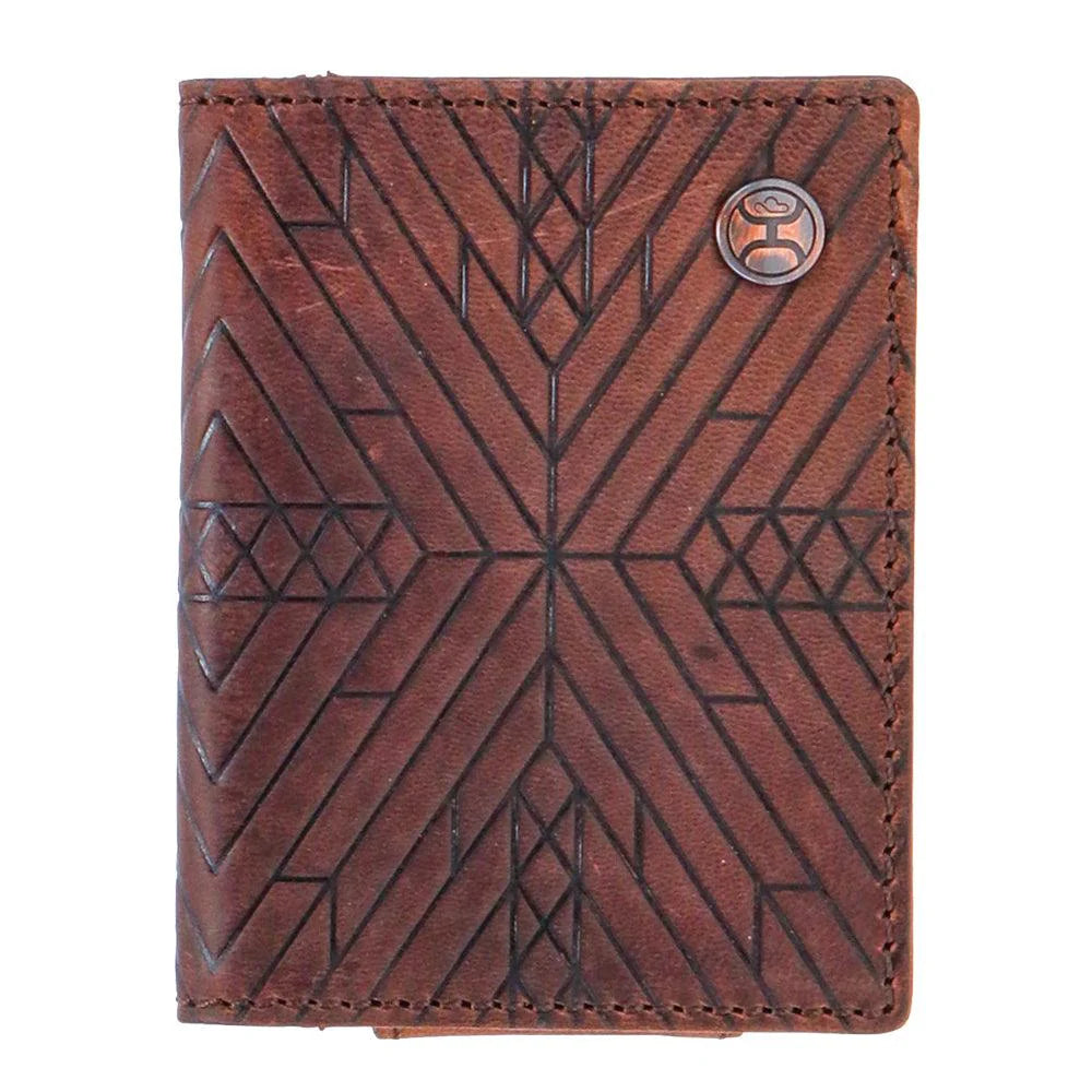 Hooey Bifold Brown Aztec Money Clip