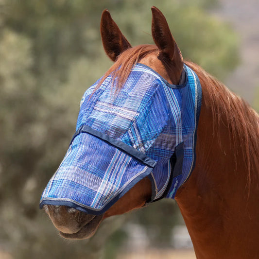 Kensington Fly Mask With Removable Nose- Kentucky Blue