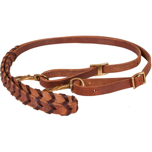 Oxbow Latigo Laced Barrel Reins