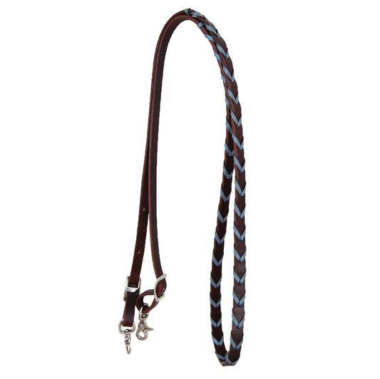 Oxbow Silver Lace Barrel Reins