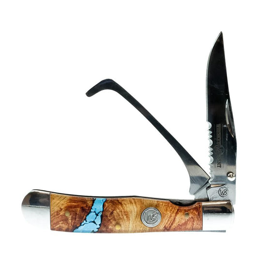 Whiskey Bent Knives- Turquoise River Hoofpick