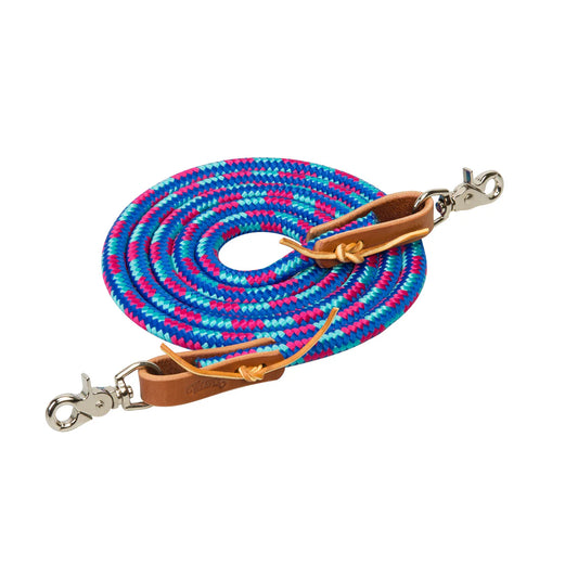 Weaver Poly Roper Reins Dazzling Blue